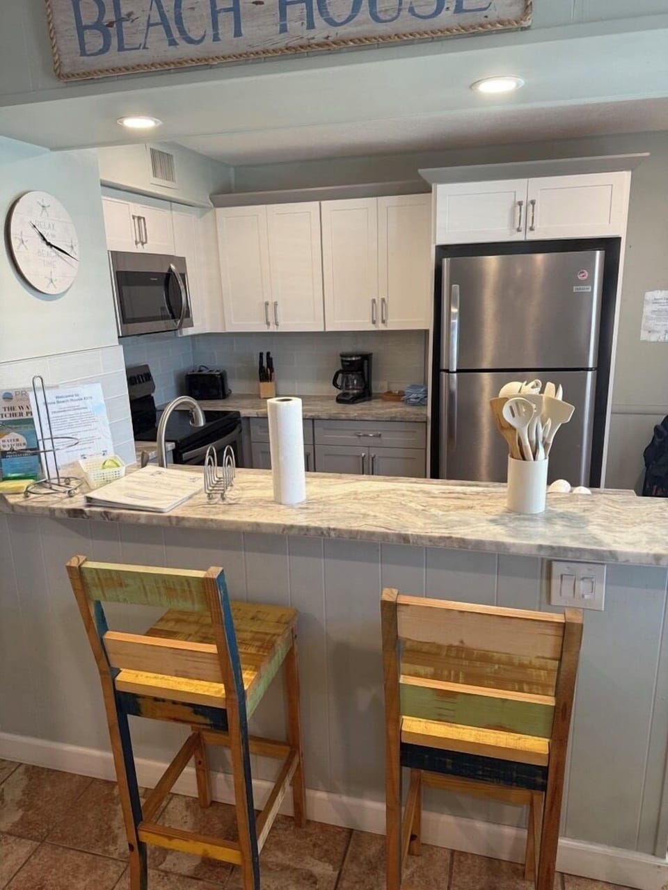 Modern kitchen with all appliances
