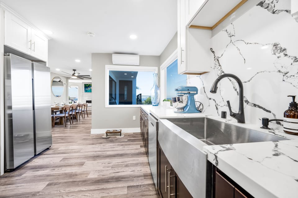 Indulge in gourmet cooking or simple comfort food in your kitchen.