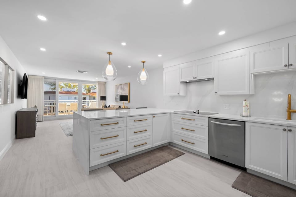 Wide open kitchen
