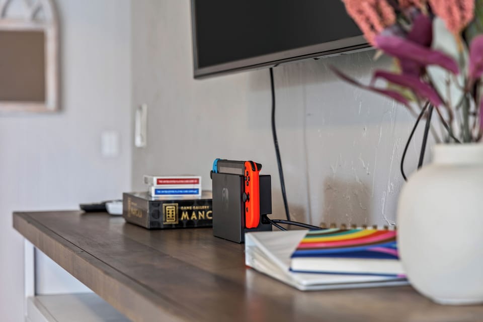 Nintendo Switch, board games, cards, books for children & adults. 