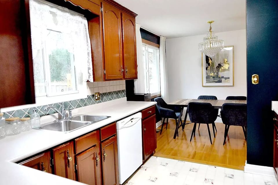 Kitchen, and Entrance to Dining Room