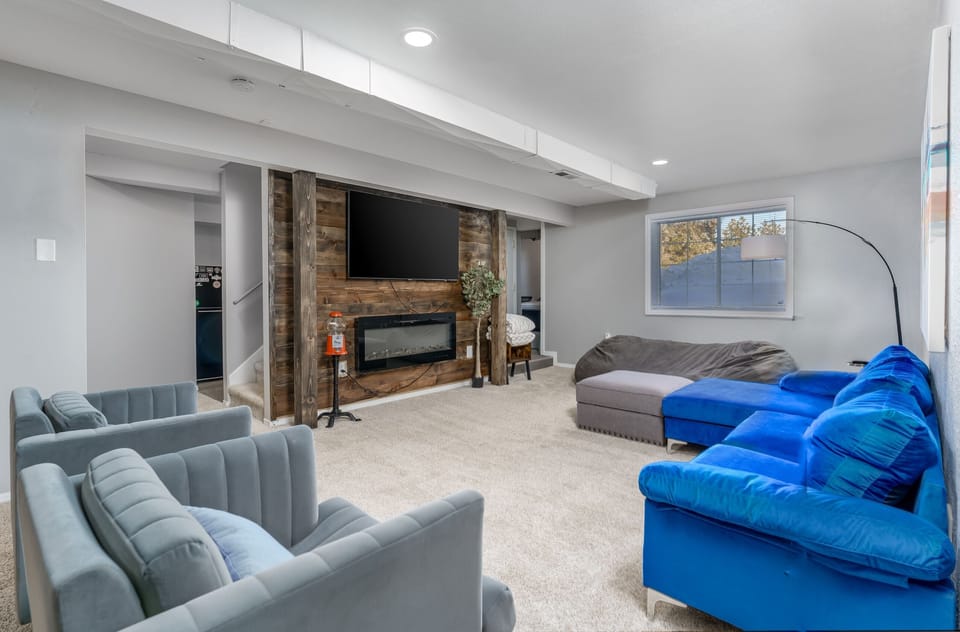 This cozy living room is the perfect spot to relax and unwind