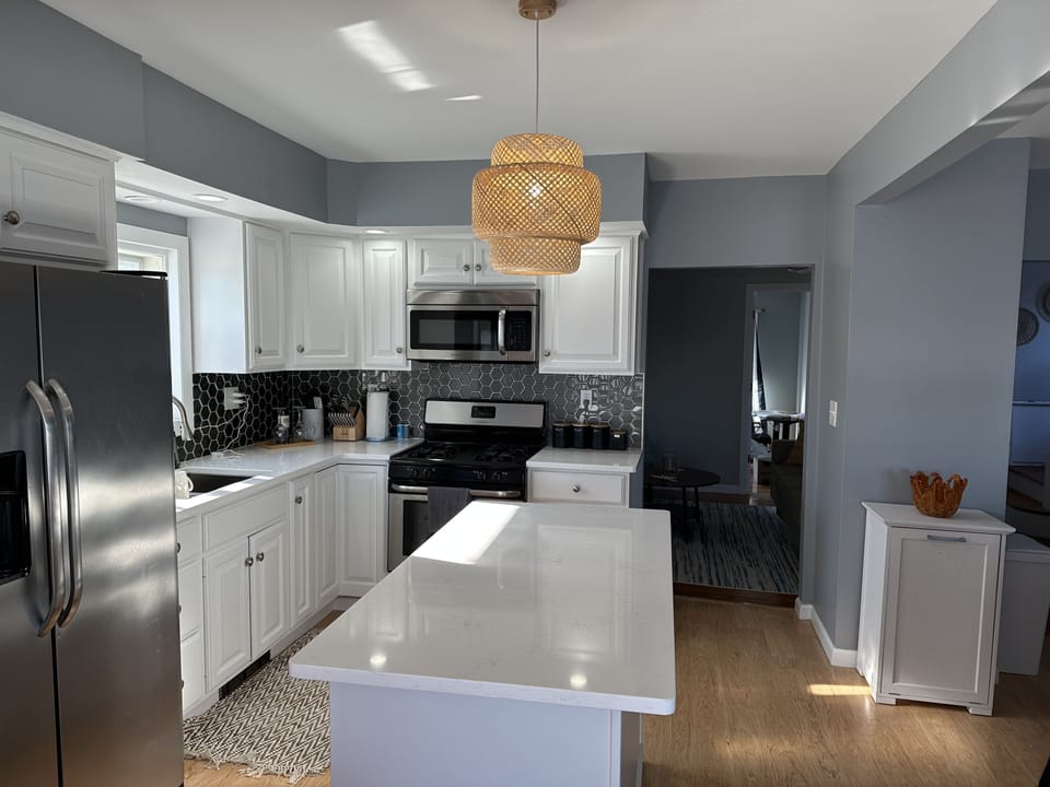 Fully stocked kitchen 