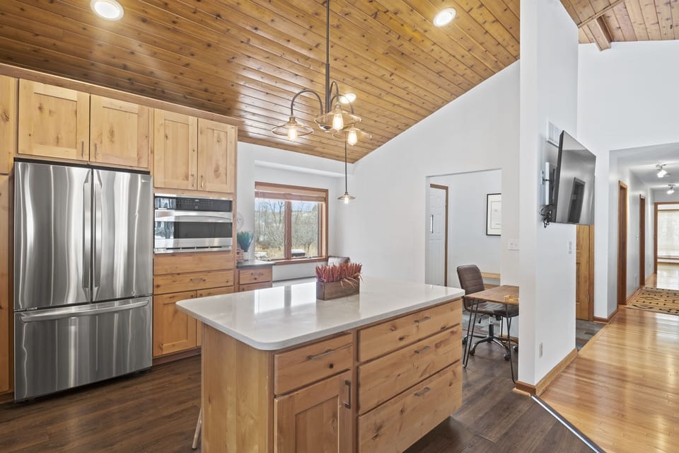 Fully equipped kitchen with all the amenities you need for a comfortable stay.