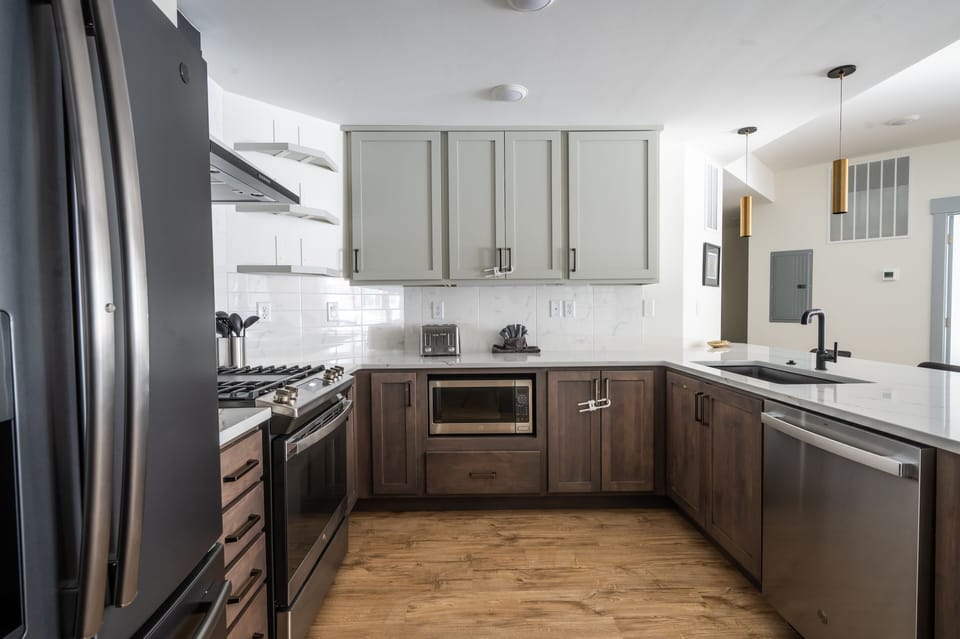 Beautifully stocked kitchen