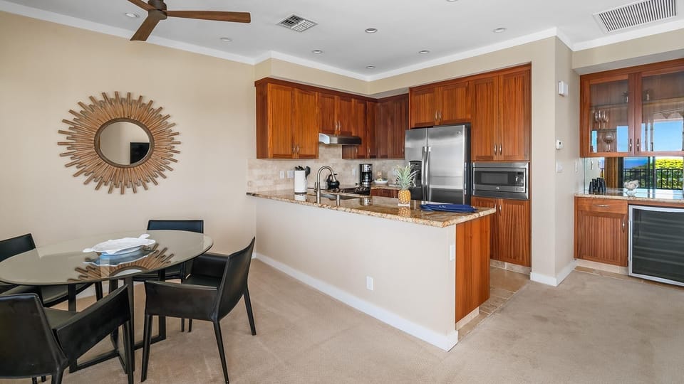Kapalua Golf Villas #25V2 - Dining Room & Kitchen -  Parrish Maui