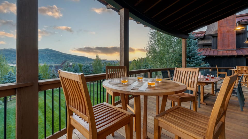 Stunning views on the main level deck