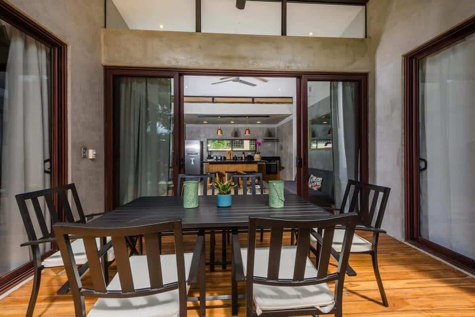 Exterior dining area