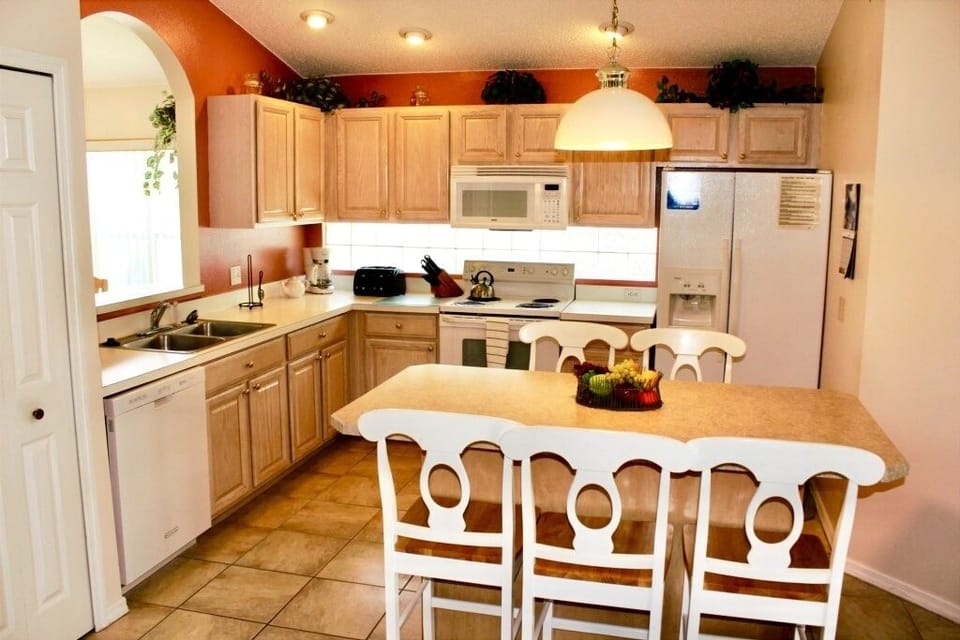 The kitchen is well equipped with all that you will need