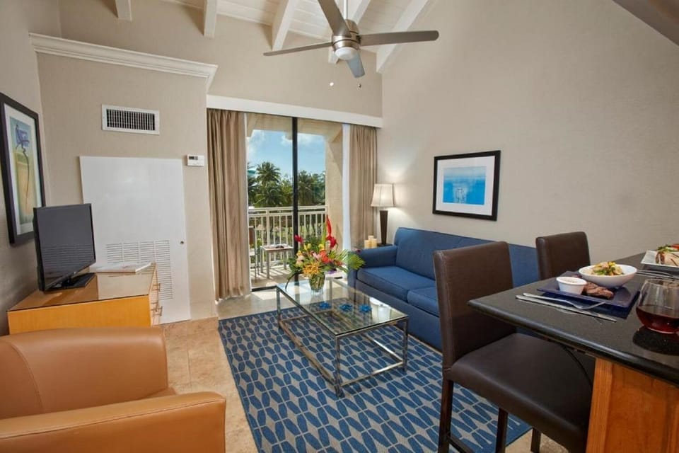 Lounge on the sofa, then step onto the breezy balcony.