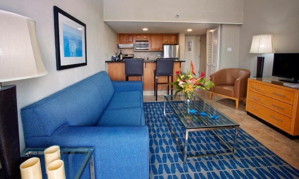 Settle in with space to stream, dine, and relax together.