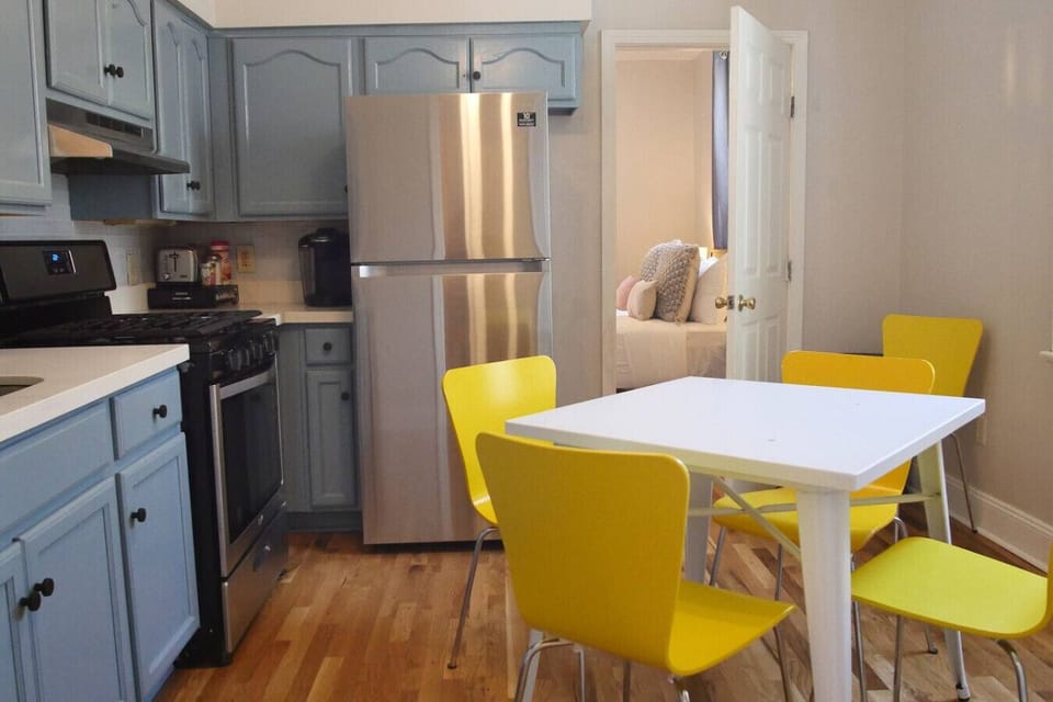 Kitchen and dining area