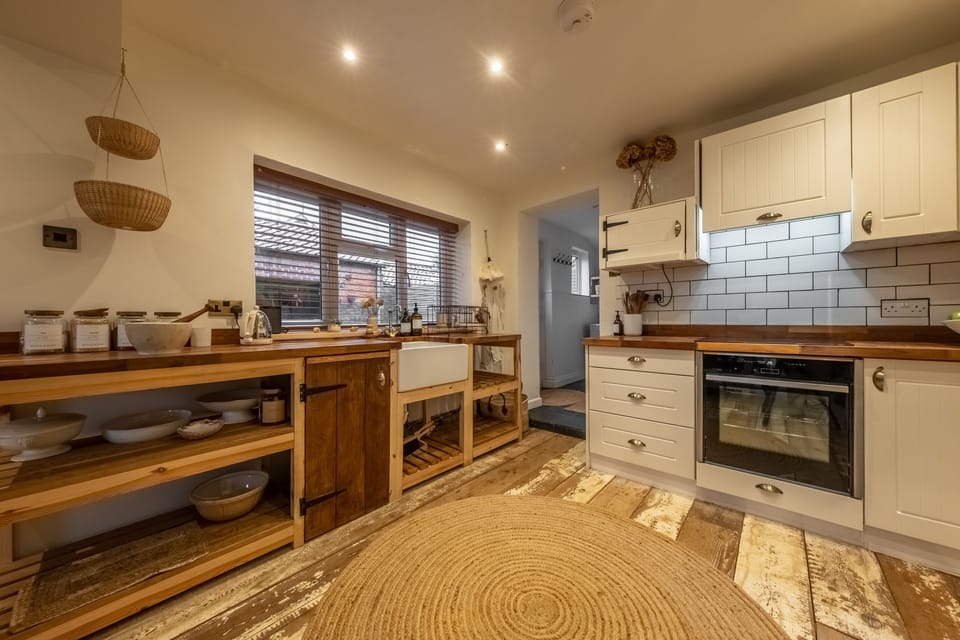 Ground floor: The well equipped stylish kitchen