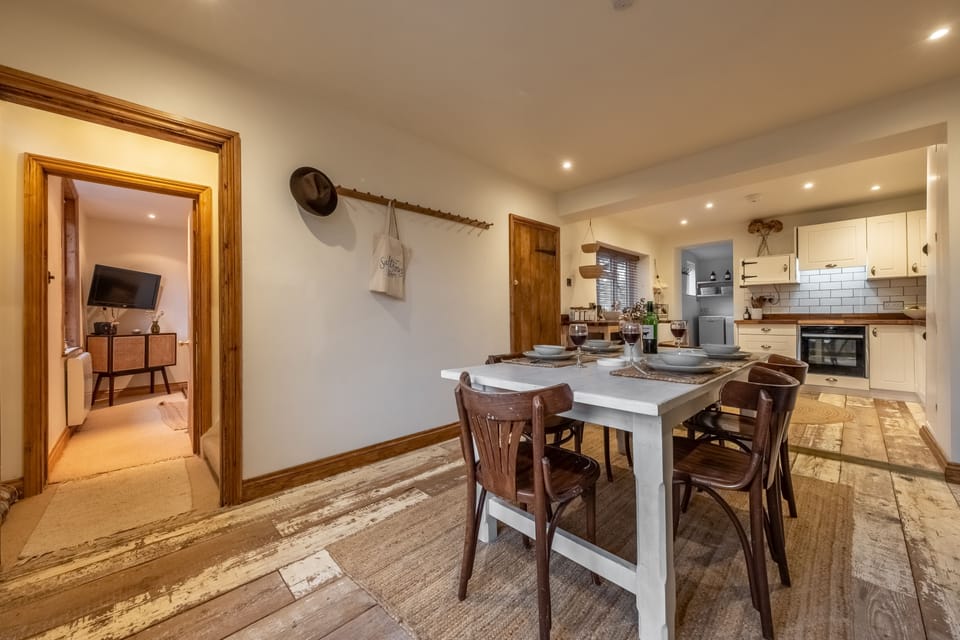Ground floor: A high chair is available for young family members