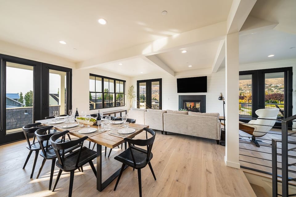 Dining Room with Lake Views