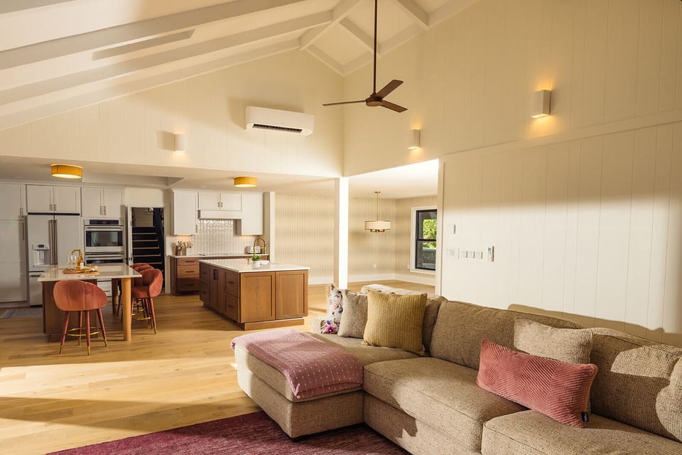Main home Living Room and Kitchen