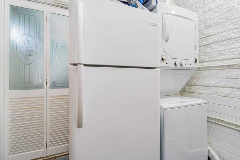 Additional refridgerator and Washer/Dryer
