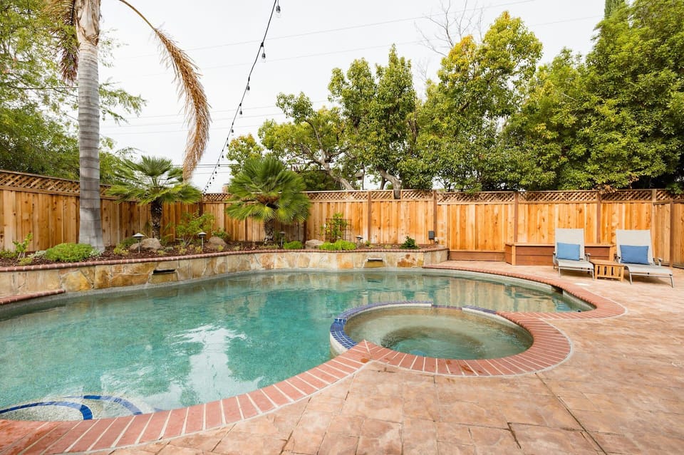 Hot Tub and Lounge Chairs