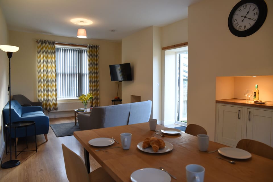DIning and Living Room in Afonwy House