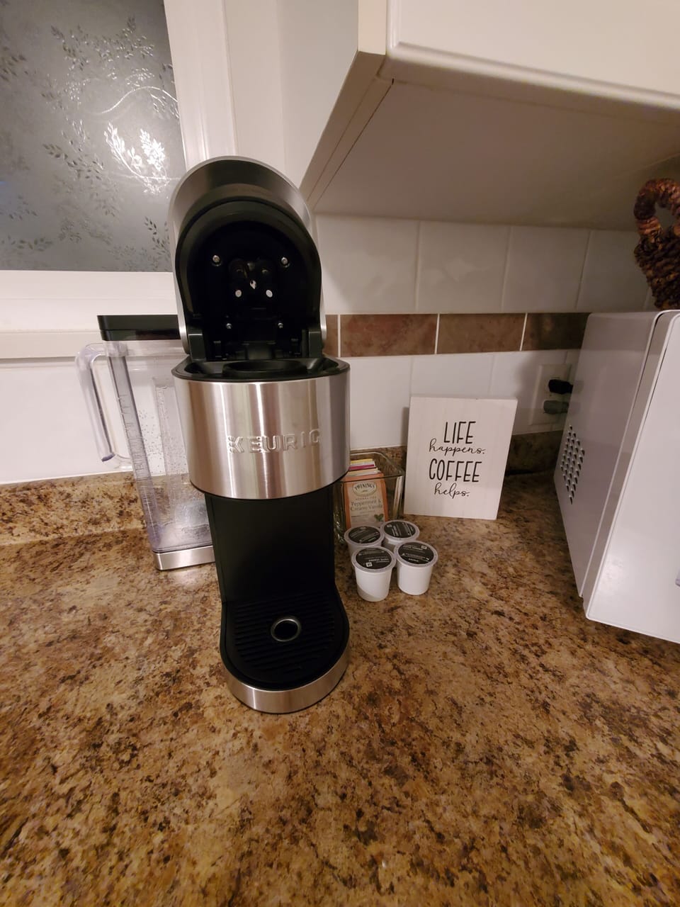 Keurig coffee station