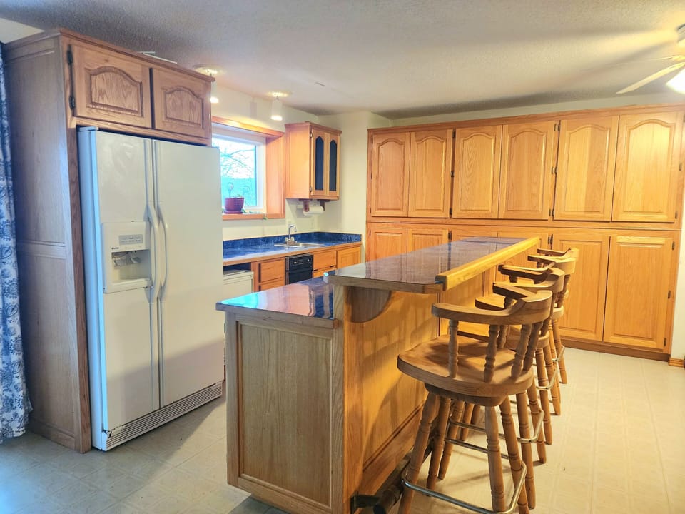 downstairs kitchenette and bar