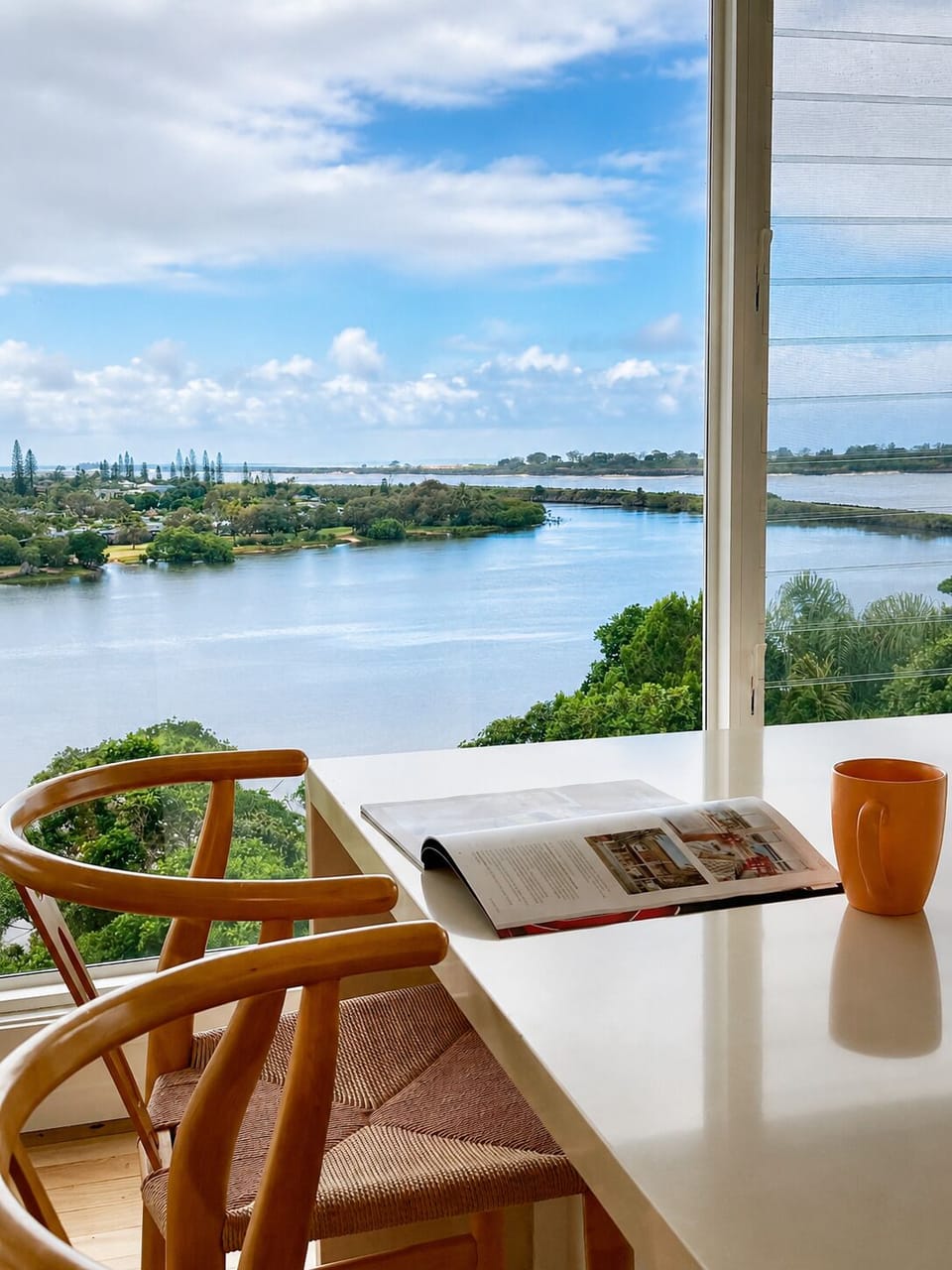 Elevated bay and river views from The Penthouse — a front-row seat to one of the most spectacular ou