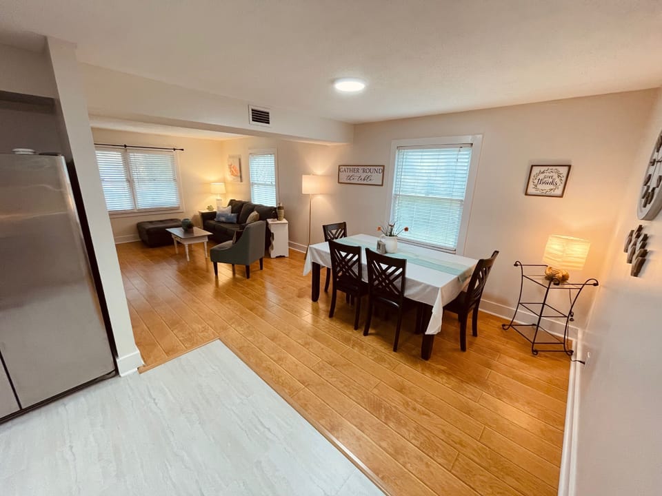Unit A- view from kitchen