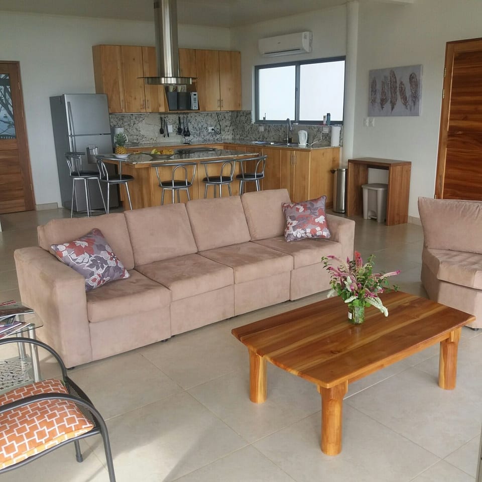 Living and kitchen