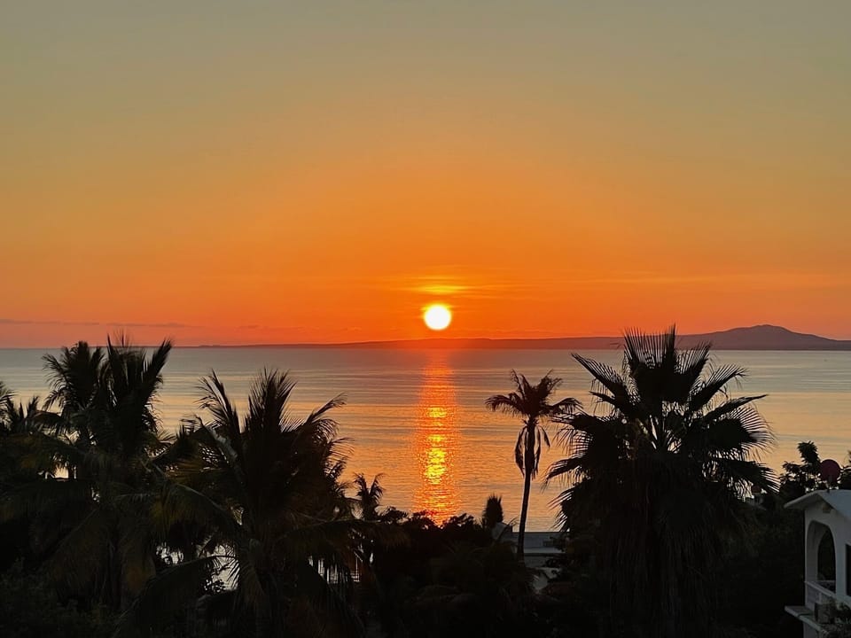 Sunrise from the living room