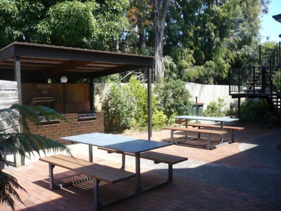 shared BBQ area