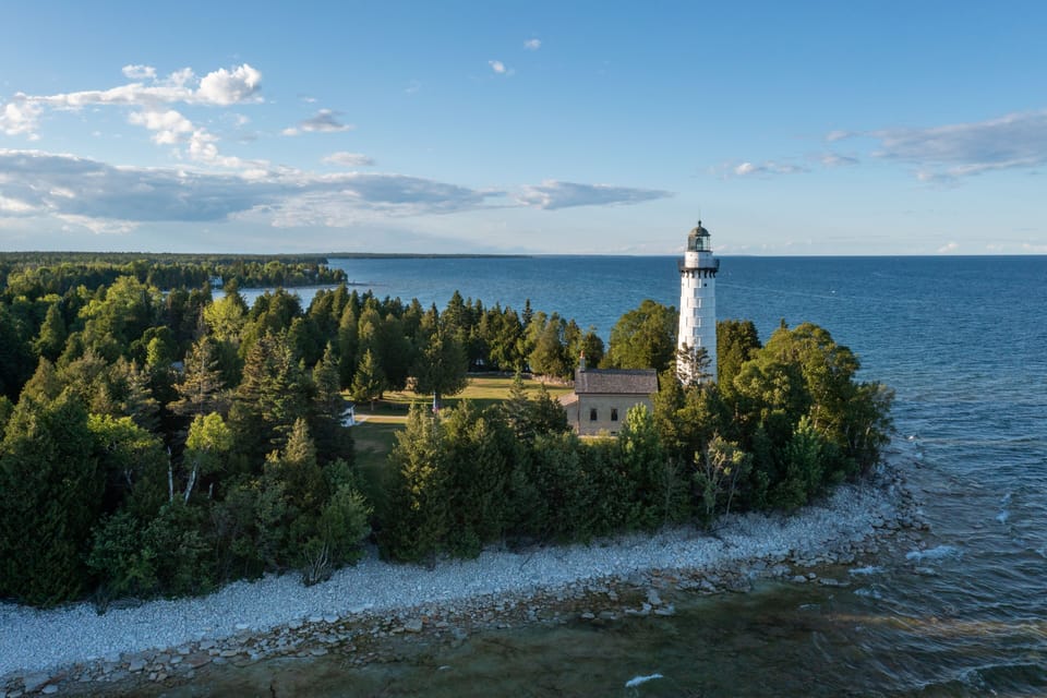 Cana Island light house less than 15 minutes away