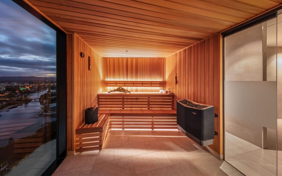 Sauna for the guests to relax