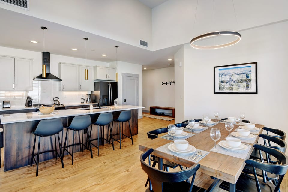 Open Concept Kitchen and Dining