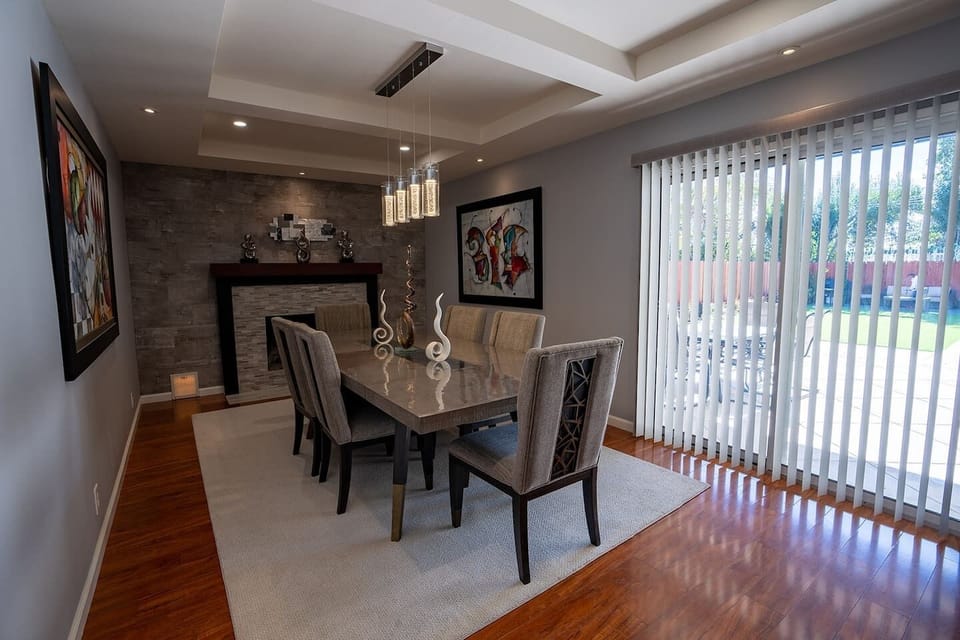 Savor your delectable meal in our tastefully designed dining space.