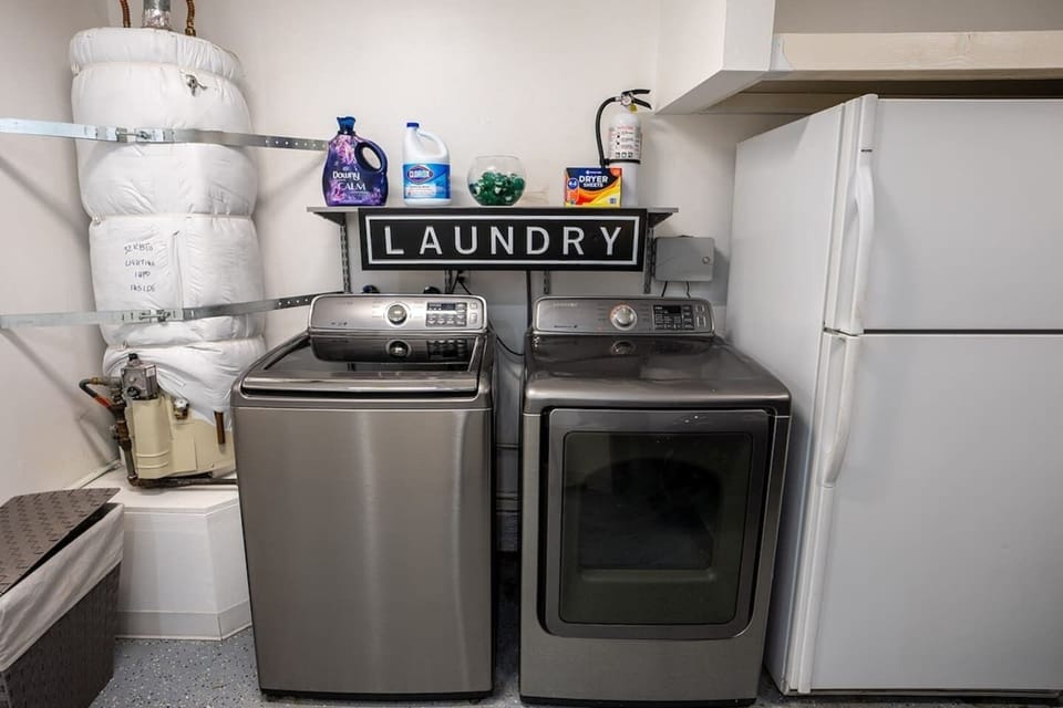 Washer and dryer in-unit with detergent