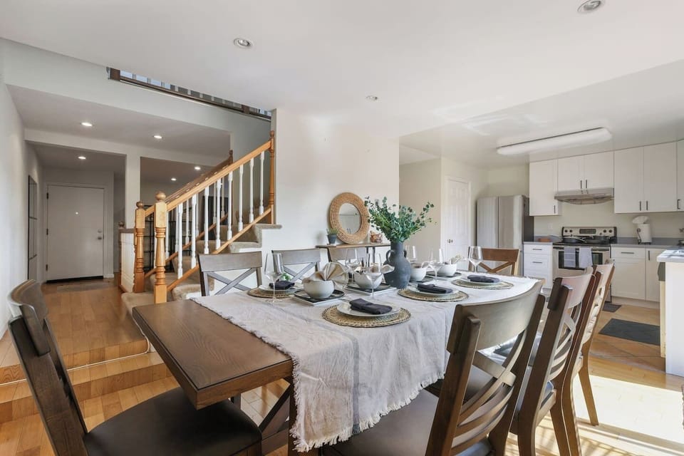 Enjoy every meal with your family or friends in our dining area which can seat 8 people.