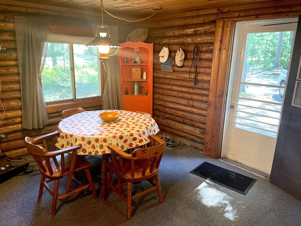 Evenings, sipping coffee to the sounds of the fireplace in the background