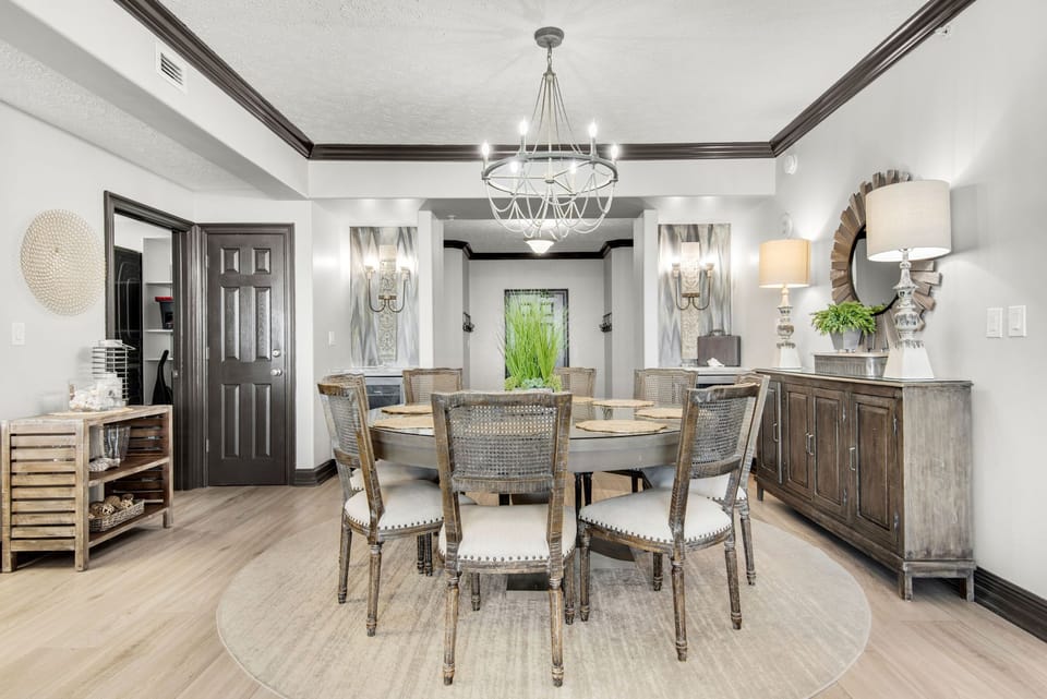 Formal dining area