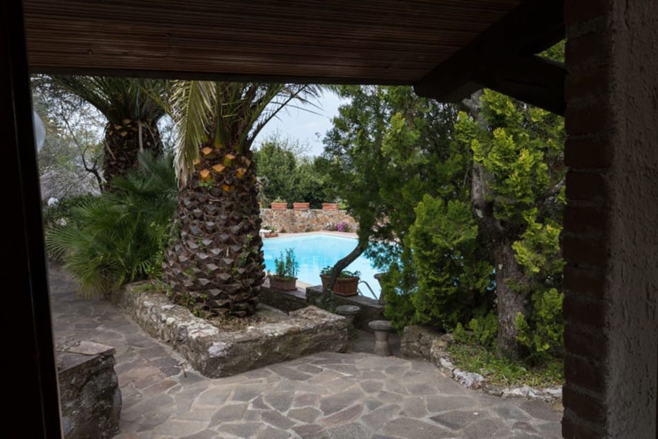 questa la vista dalla porta di ingresso che potrai sempre lasciare aperta