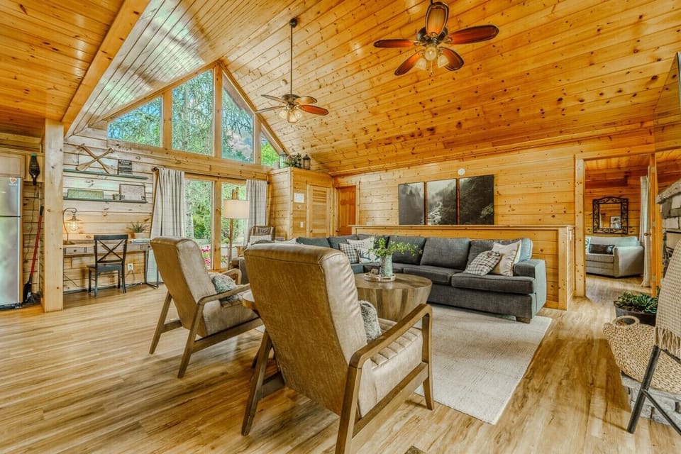 Spacious, Open Concept Living Room
