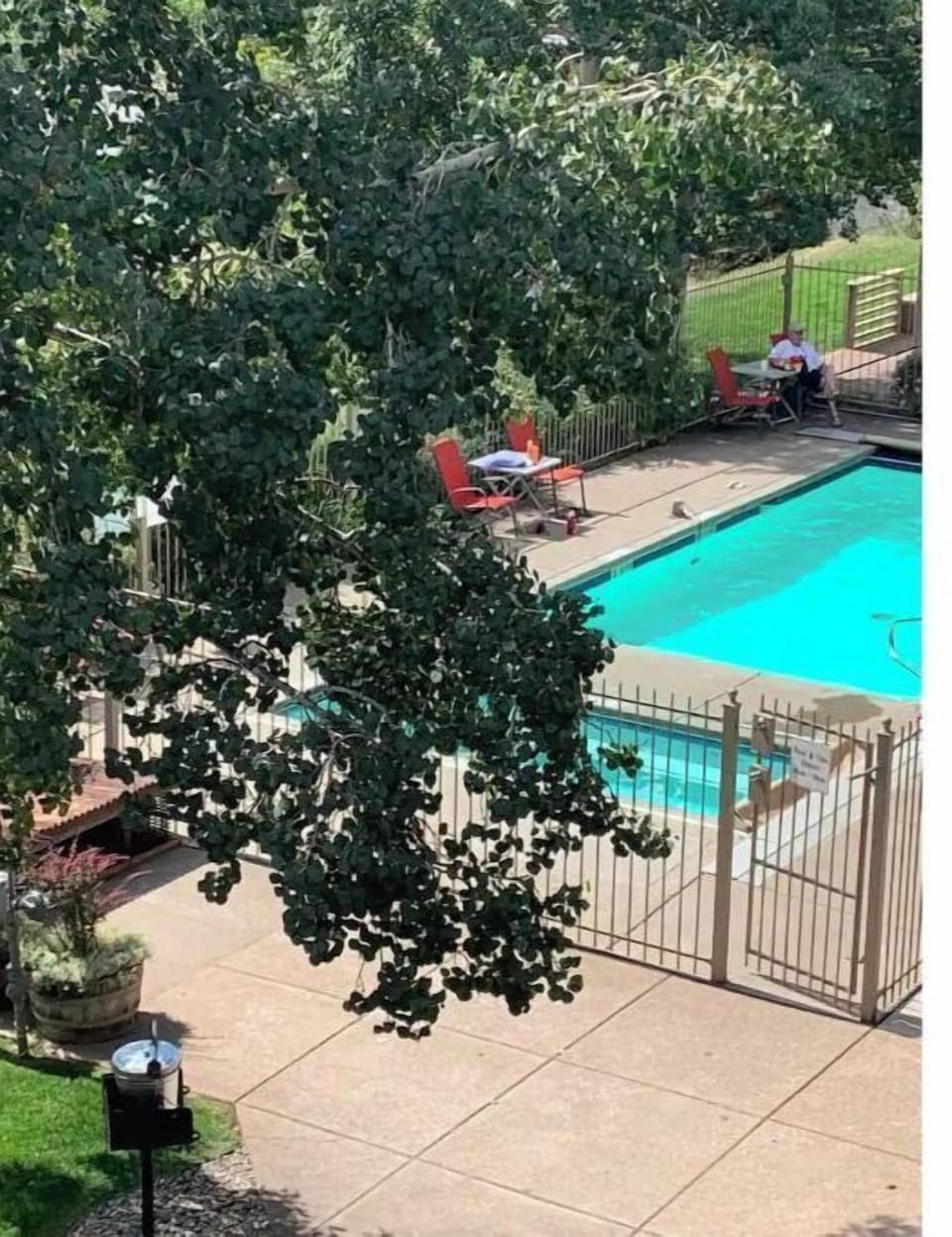 Hot tub and heated pool open year round!