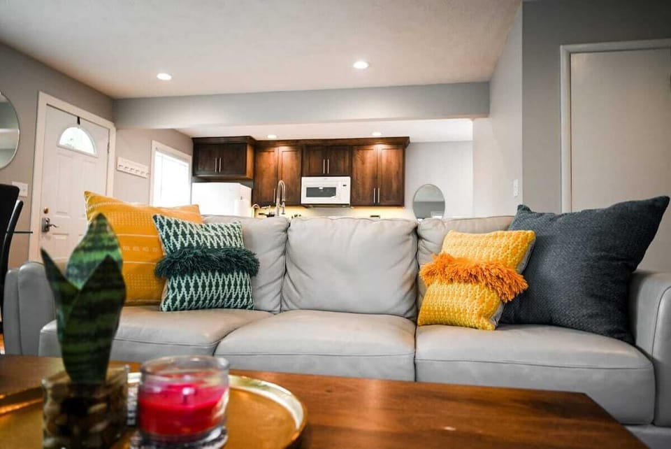 More of the living room couch