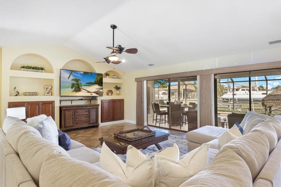 The large and spacious open plan Living area