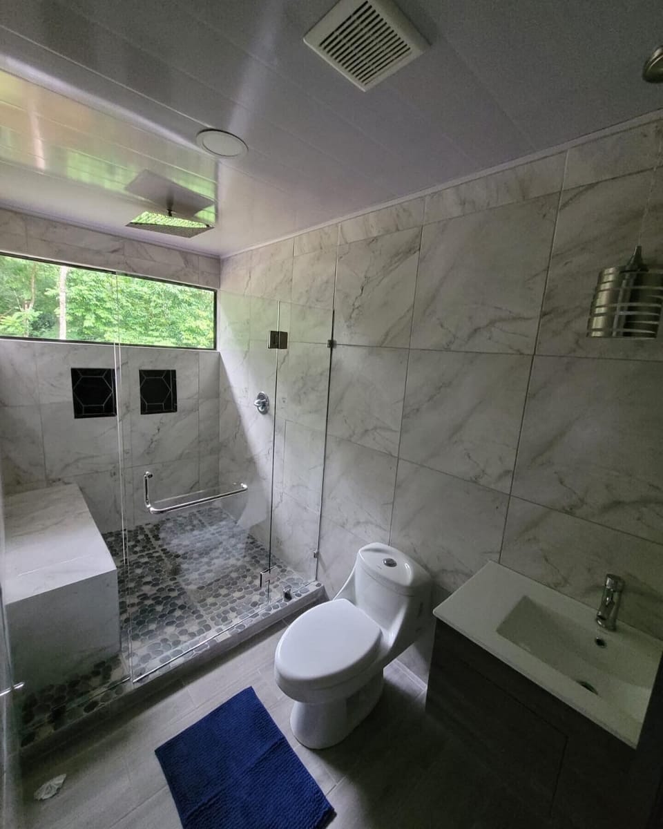 Master bathroom. 