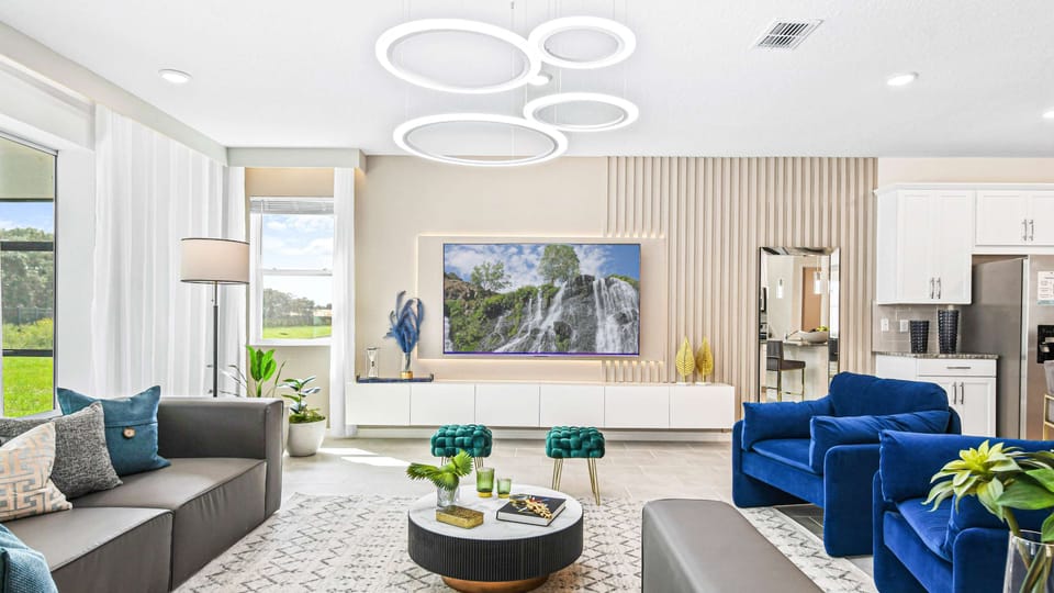 Comfortable space with a TV, providing a cozy setting for relaxation and entertainment
