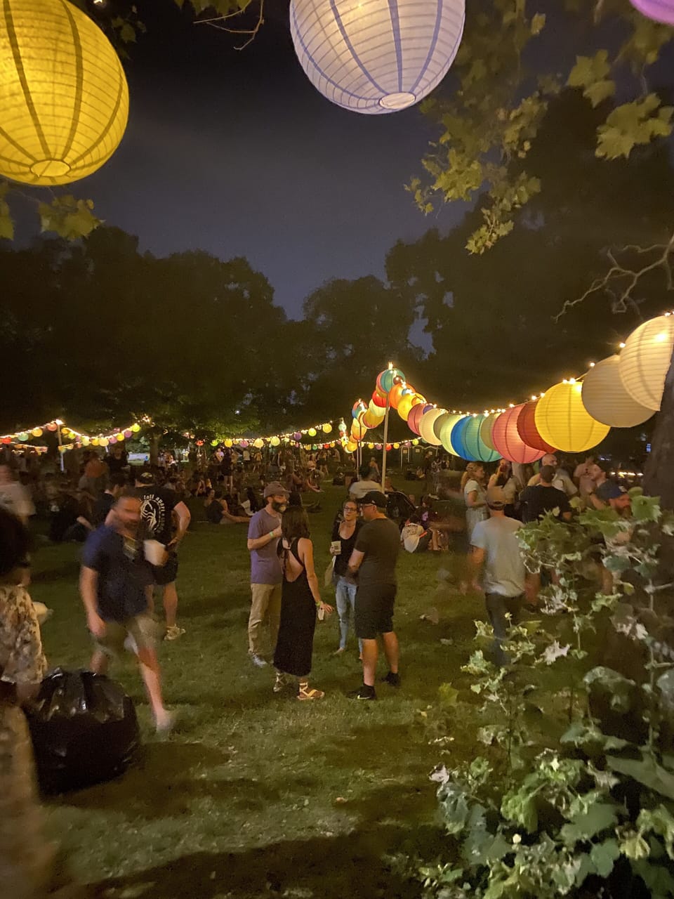 Festival across the street. Once a year