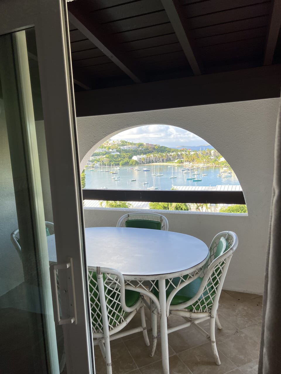 Balcony access from first bedroom 