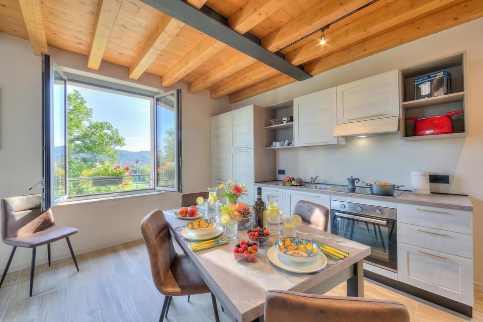 Kitchen and dining area