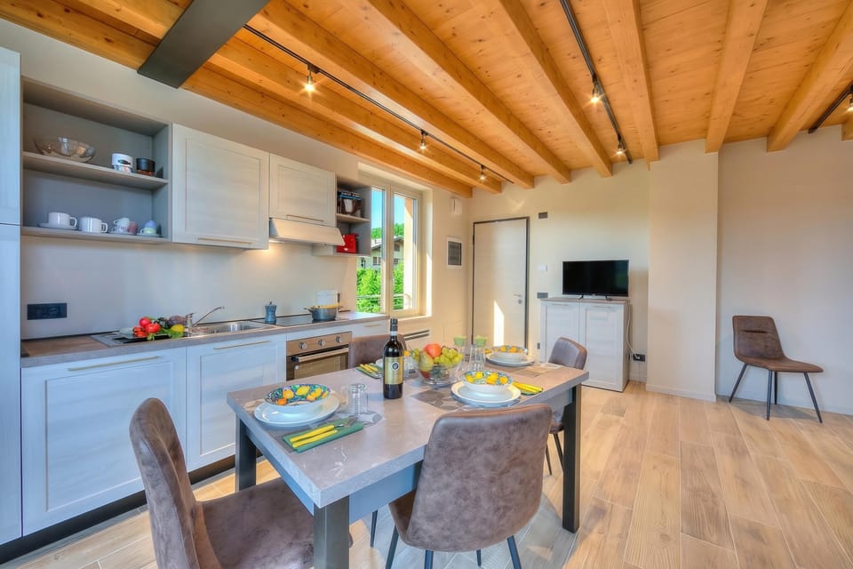 Kitchen and dining area