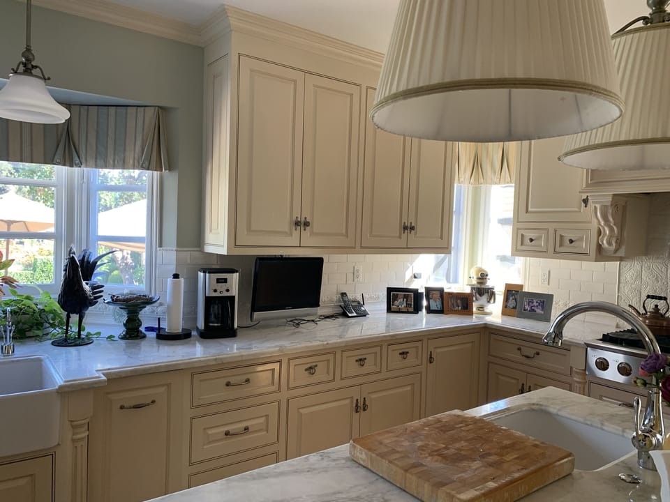 East view of kitchen
